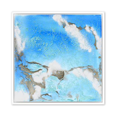 Souffle d’azur – Œuvre originale d’art abstrait par Ekaterina Grivet