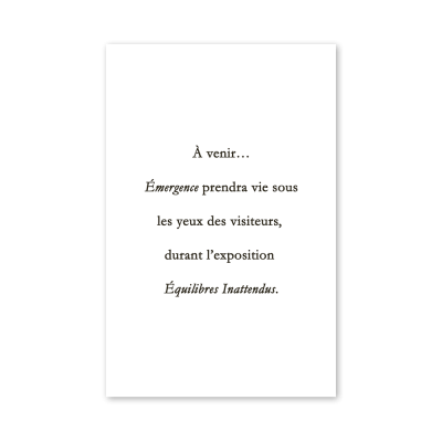 Émergence – Œuvre originale d’art abstrait par Ekaterina Grivet
